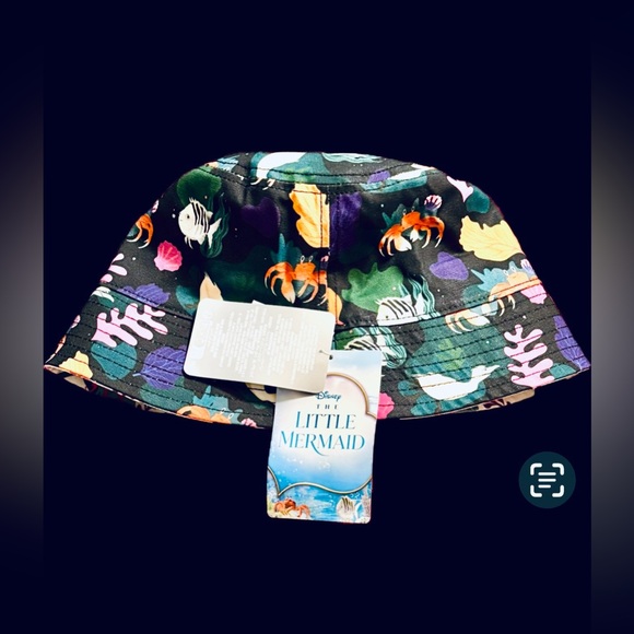 NEW Disney Little Mermaid Sea Life Bucket Hat - Multicolor - Picture 2 of 6